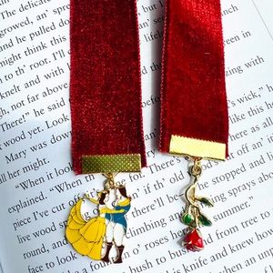 📖📚 Disney bookmark handmade- charms tangled Mickey Minnie Belle ariel